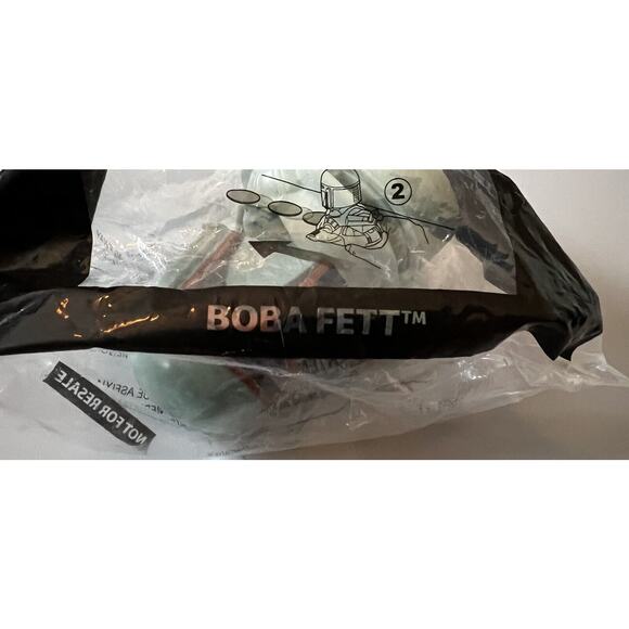 2021 McDONALD'S Star Wars Happy Meal Toy Boba Fett #1 Sealed NEW NIP - Picture 4 of 7